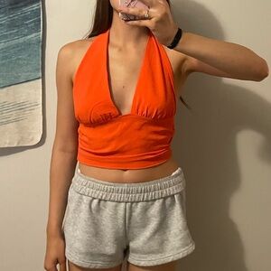 Zara Bold Orange Top